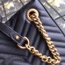 ‎Gucci Black GG Marmont Medium Shopping Bag