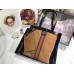 Gucci Brown Ophidia Suede Large Tote Bag