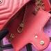 Gucci Red GG Marmont Matelasse Super Mini Bag