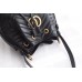 Gucci Black GG Marmont Bucket Bag