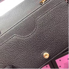 Gucci Black GG Marmont Leather Chain Mini Bag