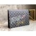 Louis Vuitton Pochette Voyage MM In Damier Graphite Canvas N64605 Louis Vuitton Pochette Voyage MM In Damier Graphite Canvas N64605