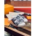 Louis Vuitton LV Trainer Mules In Silver Metallic Leather Louis Vuitton LV Trainer Mules In Silver Metallic Leather
