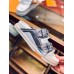 Louis Vuitton LV Trainer Mules In Silver Metallic Leather Louis Vuitton LV Trainer Mules In Silver Metallic Leather