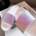 Louis Vuitton Waterfront Mules In Pink Iridescent Monogram Louis Vuitton Waterfront Mules In Pink Iridescent Monogram
