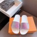 Louis Vuitton Waterfront Mules In Pink Iridescent Monogram Louis Vuitton Waterfront Mules In Pink Iridescent Monogram