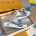 Louis Vuitton LV Trainer Mules In White Leather Louis Vuitton LV Trainer Mules In White Leather