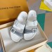 Louis Vuitton LV Trainer Mules In White Leather Louis Vuitton LV Trainer Mules In White Leather