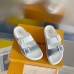 Louis Vuitton LV Trainer Mules In White Leather Louis Vuitton LV Trainer Mules In White Leather