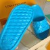 Louis Vuitton Waterfront Mules In Blue Monogram Rubber Louis Vuitton Waterfront Mules In Blue Monogram Rubber