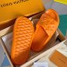 Louis Vuitton Waterfront Mules In Orange Monogram Rubber Louis Vuitton Waterfront Mules In Orange Monogram Rubber