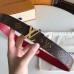 Louis Vuitton LV Initiales 30MM Reversible Belt In Monogram Canvas M0218W Louis Vuitton LV Initiales 30MM Reversible Belt In Monogram Canvas M0218W