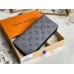 Louis Vuitton Zippy Wallet Vertical In Monogram Shadow Leather M81384 Louis Vuitton Zippy Wallet Vertical In Monogram Shadow Leather M81384