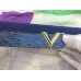 Louis Vuitton Essential V 30MM Belt In Epi Denim Leather M6076W Louis Vuitton Essential V 30MM Belt In Epi Denim Leather M6076W