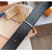 Louis Vuitton LV Pyramide Glitter 40MM Belt In Damier Leather M0504V Louis Vuitton LV Pyramide Glitter 40MM Belt In Damier Leather M0504V