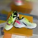 Louis Vuitton Women's Run 55 Sneakers In Yellow Materials Louis Vuitton Women's Run 55 Sneakers In Yellow Materials