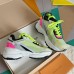 Louis Vuitton Women's Run 55 Sneakers In Yellow Materials Louis Vuitton Women's Run 55 Sneakers In Yellow Materials