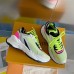 Louis Vuitton Women's Run 55 Sneakers In Yellow Materials Louis Vuitton Women's Run 55 Sneakers In Yellow Materials
