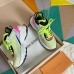Louis Vuitton Women's Run 55 Sneakers In Yellow Materials Louis Vuitton Women's Run 55 Sneakers In Yellow Materials