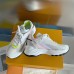 Louis Vuitton Women's Run 55 Sneakers In White Materials Louis Vuitton Women's Run 55 Sneakers In White Materials
