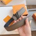 Louis Vuitton LV Initials Colour Blocks 40mm Reversible Belt M0521V