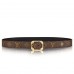Louis Vuitton LV Malletier 30MM Belt In Monogram Canvas M9312U Louis Vuitton LV Malletier 30MM Belt In Monogram Canvas M9312U