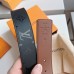 Louis Vuitton LV Pyramide 40mm Reversible Belt M9346S Louis Vuitton LV Pyramide 40mm Reversible Belt M9346S
