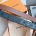 Louis Vuitton LV Pyramide 40mm Reversible Belt M9346S Louis Vuitton LV Pyramide 40mm Reversible Belt M9346S
