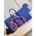 Louis Vuitton x NBA Keepall Bandouliere 55 Bag In Blue Leather M21105 Louis Vuitton x NBA Keepall Bandouliere 55 Bag In Blue Leather M21105
