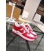 Louis Vuitton And Nike Air Force 1 Sneakers In Red/White Louis Vuitton And Nike Air Force 1 Sneakers In Red/White