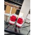 Louis Vuitton And Nike Air Force 1 Sneakers In Red/White Louis Vuitton And Nike Air Force 1 Sneakers In Red/White