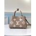 Louis Vuitton Montaigne BB Bag In Bicolor Empreinte Leather M45489