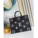 Louis Vuitton OnTheGo MM Bag In Bicolor Empreinte Leather M45495 Louis Vuitton OnTheGo MM Bag In Bicolor Empreinte Leather M45495