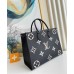 Louis Vuitton OnTheGo MM Bag In Bicolor Empreinte Leather M45495 Louis Vuitton OnTheGo MM Bag In Bicolor Empreinte Leather M45495