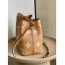 Louis Vuitton NeoNoe MM Bag In Bicolor Empreinte Leather M45808 Louis Vuitton NeoNoe MM Bag In Bicolor Empreinte Leather M45808