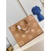 Louis Vuitton OnTheGo MM Bag In Bicolor Monogram Empreinte Leather M45982 Louis Vuitton OnTheGo MM Bag In Bicolor Monogram Empreinte Leather M45982