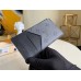 Louis Vuitton Coin Card Holder In Monogram Eclipse Canvas M69533