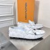 Louis Vuitton LV Driver Moccasin In White Monogram Canvas Louis Vuitton LV Driver Moccasin In White Monogram Canvas