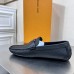 Louis Vuitton Monte Carlo Moccasin In Black Grained Leather Louis Vuitton Monte Carlo Moccasin In Black Grained Leather