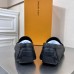 Louis Vuitton Monte Carlo Moccasin In Black Grained Leather Louis Vuitton Monte Carlo Moccasin In Black Grained Leather