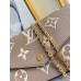 Louis Vuitton Felicie Pochette In Bicolor Monogram Empreinte Leather M69977 Louis Vuitton Felicie Pochette In Bicolor Monogram Empreinte Leather M69977