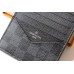 Louis Vuitton ID Card Holder In Damier Graphite Canvas N60378