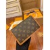 Louis Vuitton Dauphine Chain Wallet In Monogram Reverse Canvas M68746