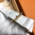 Louis Vuitton New Wave Bum Bag In White Leather M53861 Louis Vuitton New Wave Bum Bag In White Leather M53861