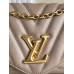 Louis Vuitton LV New Wave Chain MM Bag In Taupe Leather M58550 Louis Vuitton LV New Wave Chain MM Bag In Taupe Leather M58550