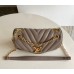 Louis Vuitton LV New Wave Chain MM Bag In Taupe Leather M58550 Louis Vuitton LV New Wave Chain MM Bag In Taupe Leather M58550