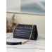 Louis Vuitton LV New Wave Chain MM Bag In Black Leather M58552 Louis Vuitton LV New Wave Chain MM Bag In Black Leather M58552
