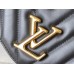 Louis Vuitton LV New Wave Chain MM Bag In Black Leather M58552 Louis Vuitton LV New Wave Chain MM Bag In Black Leather M58552