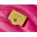 Louis Vuitton LV New Wave Chain MM Bag In Rose Red Leather M58553 Louis Vuitton LV New Wave Chain MM Bag In Rose Red Leather M58553