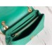 Louis Vuitton LV New Wave Chain MM Bag In Green Leather M58664 Louis Vuitton LV New Wave Chain MM Bag In Green Leather M58664